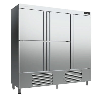 https://donbar.es/wp-content/uploads/2019/05/Armario-Refrigeracion-Acero-Inoxidable-5-Puertas-Opacas-9-Estantes-1730-Litros-Gama-1600L-2081x700x2060h-mm-AN1605-T-F-Infrico.jpg