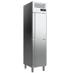 Armario Refrigerado Acero Inoxidable GN 1/1 - 2 Puertas Opacas 3 Estantes 325 Litros Gama SLIM 482x695x2100h mm AGN302 Infrico