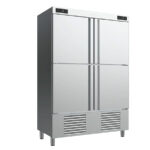 https://donbar.es/wp-content/uploads/2019/05/Armario-Refrigerado-Acero-Inoxidable-para-Pescado-4-Puertas-Opacas-4-Estantes-3-Contenedores-1100-Litros-Gama-500-1000L-1385x700x2060h-mm-ANDP1004-TF-G-Infrico.jpg