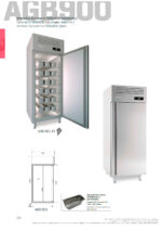 Armario de Congelación para Heladería 1 Puerta Opaca 6 Estantes 785 Litros Gama AGB 900L 796x960x2130h mm AGB901BT Infrico - Imagen 3