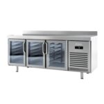 Mesa Refrigerada Con Puertas De Cristal Bmpp 2000 Cr Infrico