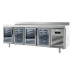 Mesa Refrigerada Con Puertas De Cristal Bmpp 2500 Cr Infrico