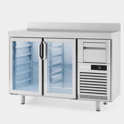 https://donbar.es/wp-content/uploads/2019/05/Frente-Mostrador-Refrigerado-Acero-Inoxidable-2-Puertas-de-Cristal-4-Estantes-340-Litros-Gama-600-1468x600x1050h-mm-FMPP1500-CR-Infricov.jpg
