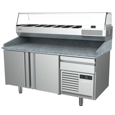 https://donbar.es/wp-content/uploads/2019/05/Mesa-Refrigerada-Acero-Inoxidable-para-Pizzas-6-Cubetas-GN-2-Puertas-Opacas-7-Estantes-600x400-533-Litros-Gama-800-1738x800x830h-mm-MP-1740-Infrico.jpg