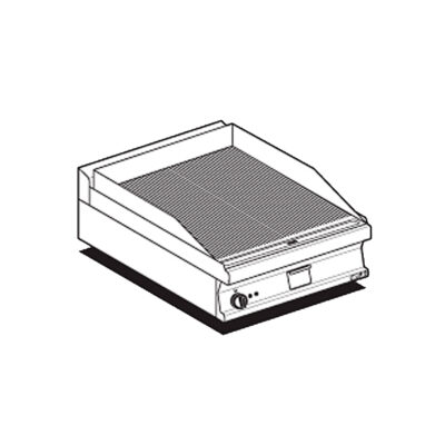 Fry-top Estriado Cromado Sobremesa Eléctrico Ftrt-76ets Lotus