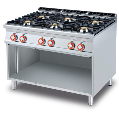 Cocina Modular De 6 Fuegos A Gas Pc-912g Lotus