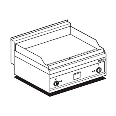 Fry-top Sobremesa Liso Cromado Eléctrico Ftl-8ets Lotus