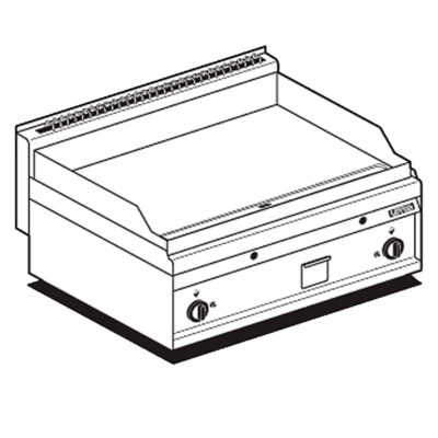 Fry-top Sobremesa Liso A Gas Ftl-8g Lotus