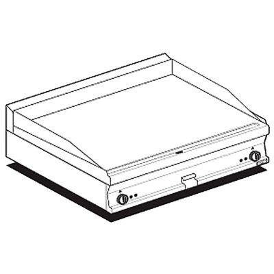 Fry-top Liso Cromado Eléctrico Ftlt-610ets Lotus