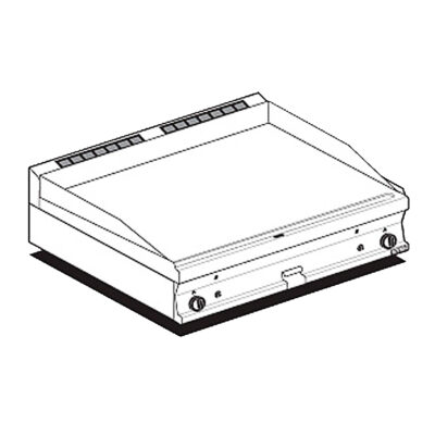 Fry-top Liso Cromado A Gas Ftlt-610gs Lotus