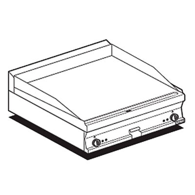Fry-top Liso Cromado Eléctrico Ftlt-68ets Lotus