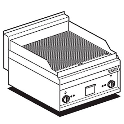 Fry-top Sobremesa Estriado Eléctrico Ftr-6et Lotus
