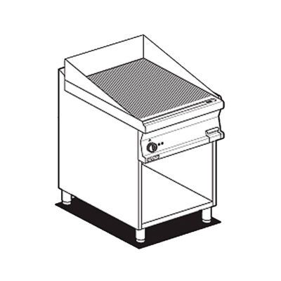 Fry-top Estriado Eléctrico Ftr-76et Lotus