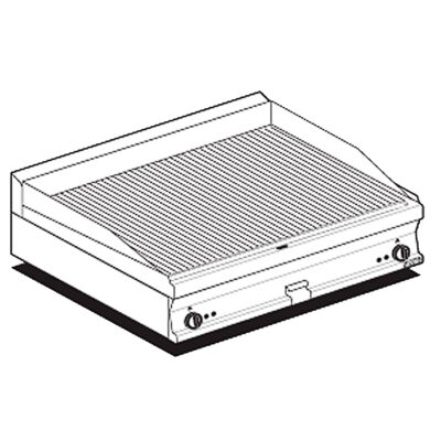 Fry-top Estriado Eléctrico Ftrt-610et Lotus