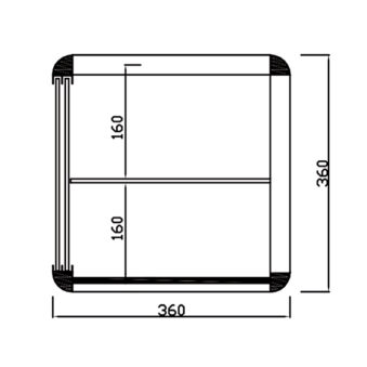 Vitrina Neutra Cristal Recto Vp2c Vitrinas Gómez