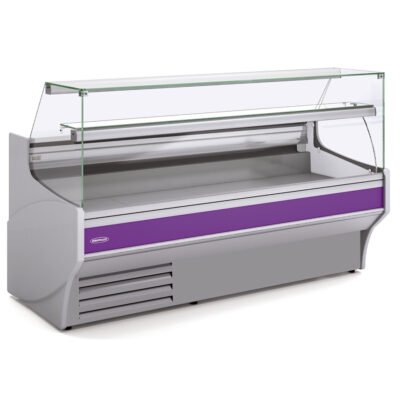 Vitrina Expositora Refrigerada con Reserva Cristal Recto VE-9-10-RR Docriluc