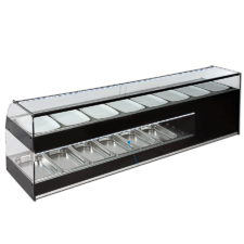 Vitrina Doble Refrigerada De Tapas Dos Alturas Db-fi10 Vitrinas Gómez