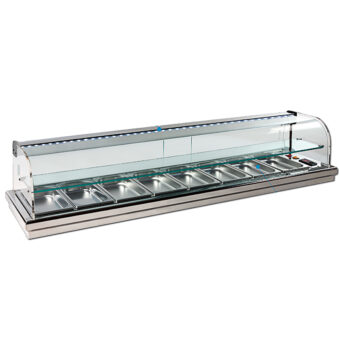 Vitrina Refrigerada Preparadas Para Encastrar En Barra Grupo Remoto Estante Intermedio Mfr-120e Vitrinas Gómez