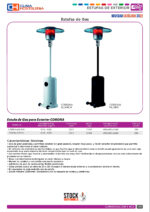 Estufa de Gas para Exterior CORONA CORONA BLANCA Clima Hostelería