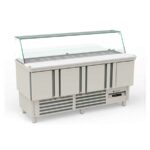 Mesa-fría-GN-1-1-COMPACTA-KEBAB-gama-700-MFK-180-coreco