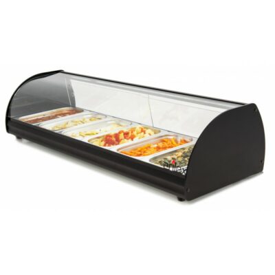 Vitrinas Calienta Tapas de 6 Bandejas GN1/3-40 6CT Arilex