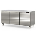 Mesa Refrigerada con Ruedas 3 Puertas Opaca 606 Litros DSD-72 Docriluc