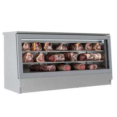 Vitrina de Maduración de Carnes "Dry Aging" en Acero Inoxidable con 3 Estantes 710 Litros VC 2010 MDA Infrico
