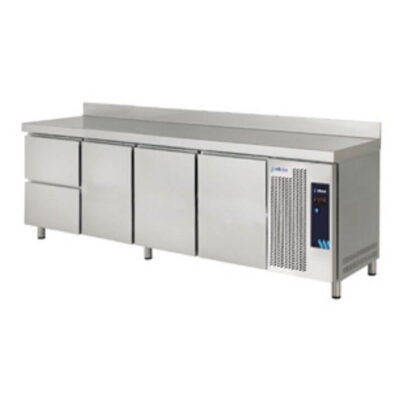 Mesa Refrigerada Serie 600 con 2 Cajones 3 Puertas 530 litros MPS-250 HC HDDD Edenox