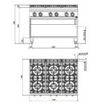 Cocina-6-Fuegos-a-Gas-Modular-GAMA-Máxima-900---1200x900x900h-mm-G9F6M-BERTO’S7