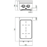 Cocina-Inducción-2-fuegos-Sobremesa-Gama-S-700---400x730x280h-mm-SE7P2B-IND-BERTO’S1