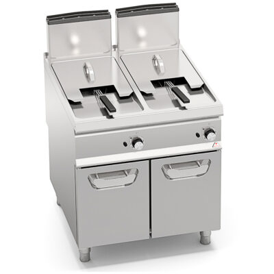 Freidora-Indirecta-a-Gas-2-Cubas-18+18-Litros-Modular-con-Grifo-de-Vaciado-Gama-S-900---800x900x900h-mm-S9GL18+18MI-BERTO’S