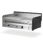 Fry-Top-a-Gas-Sobremesa-Acero-Rectificado-Placa-1-2-Lisa-1-2-ranurada-Gama-600-Serie-Euro-Snack-910x600x250h-mm-PLR-90-N-Mainho