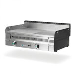 Fry-Top-a-Gas-Sobremesa-Acero-Rectificado-Placa-Ranurada-Gama-600-Serie-Euro-Snack-910x600x250h-mm-PLRR-90-N-Mainho