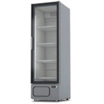 Armario Expositor Refrigerado Mural 1 Puerta de Cristal 4 Estantes 551 Litros KMILANO 630 BLK Horekusa