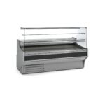 Vitrina Expositora Pastelera con Reserva Cristal Recto Evaporador Estático SERIE VEP-9 1985x940x1300 mm VEP-9-20-RR Docriluc