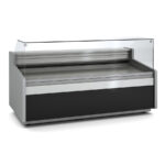 Vitrina Expositora Refrigerada con Reserva Cristal Recto Evaporador Estático SERIE VE-9-RC 1985x960x1105 mm VE-9-20-RCB Docriluc