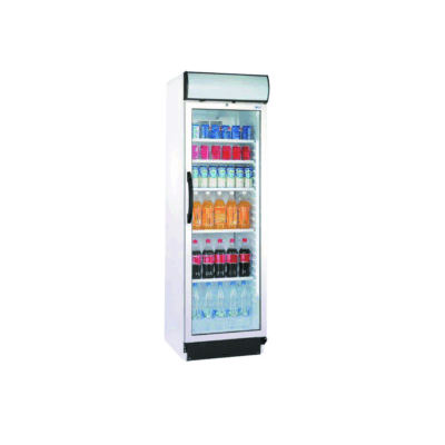 Armario Expositor Refrigerado 345 Litros 1 Puerta de Cristal Serie TN 595x640x1980h mm 374 DTKL DIFRIHO