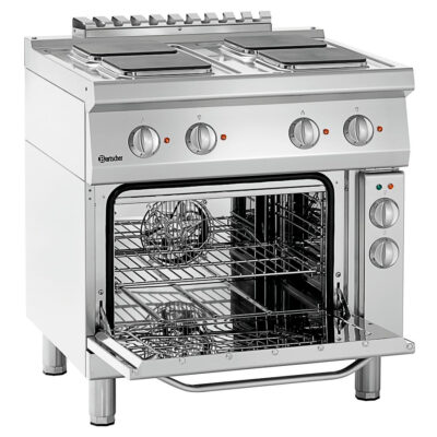 Cocina-Eléctrica-4-Fuegos-Modular-con-Horno-Eléctrico-1-1-GN-Gama-700---800x700x850h-mm-286326
