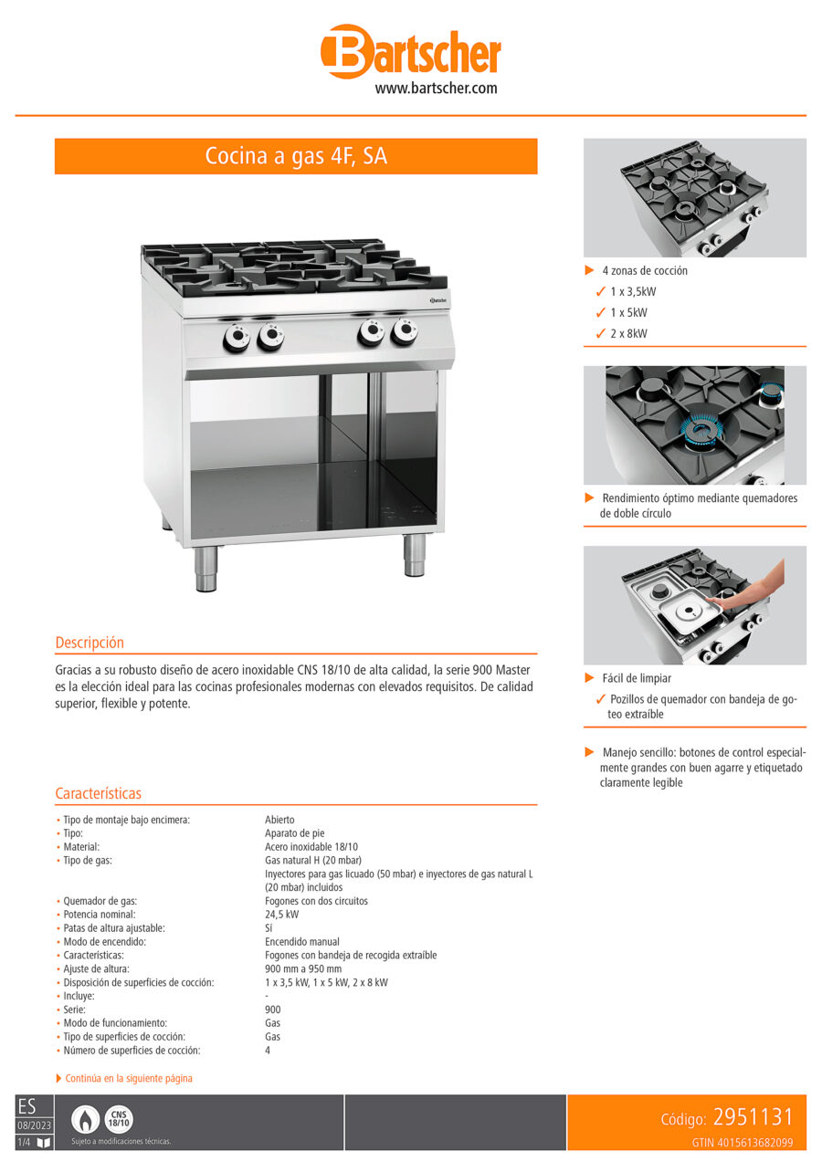 Cocina-a-Gas-4-Fuegos-Modular-Gama-900---800x900x900h-mm-2951131-Bartscher.1jpg