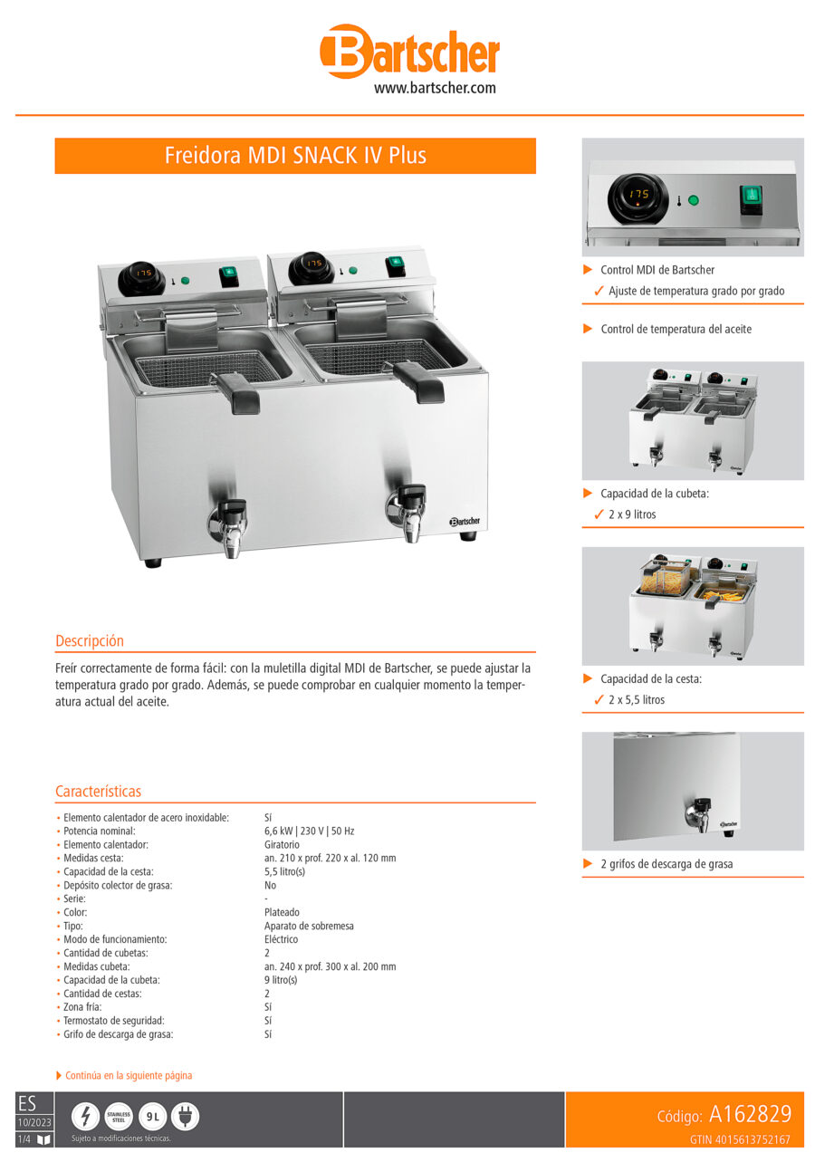 Freidora-Eléctrica-Sobremesa-9-+-9-Litros-con-Grifo-de-Vaciado-2-Cestas-Gama-MDI-SNACK-IV-Plus-570x640x410h-mm-A162829-Bartscher.3jpg