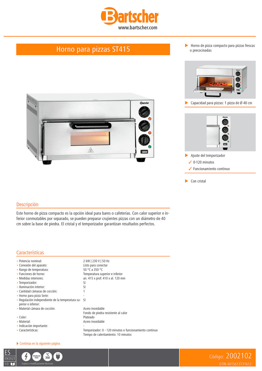 Horno-de-Pizza-Eléctrico-1-Pizza-Ø-40-cm-565x585x265h-mm-2002102-Bartcher1