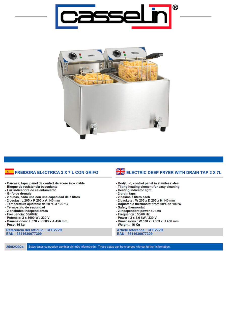 Freidora-Eléctrica-2-Cubas-7+7-Litros-con-Grifo-de-Vaciado-Sobremesa-570x683x456h-mm-CFEV72B-Casselin2