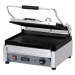 Grill-de-Contacto-Premium-Simple-Ranurado-Arriba-y-Liso-Abajo-Con-Temporizador-Eléctrico-415x500x265h-mm-CGPRLGPT-Casselin