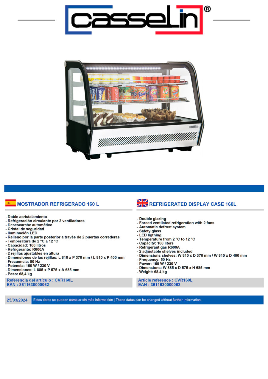 Armario-Expositor-Refrigerado-160-Litros-2-Puertas-de-Cristal-2-Estantes-885x575x685h-mm-CVR160L-Casselin-v