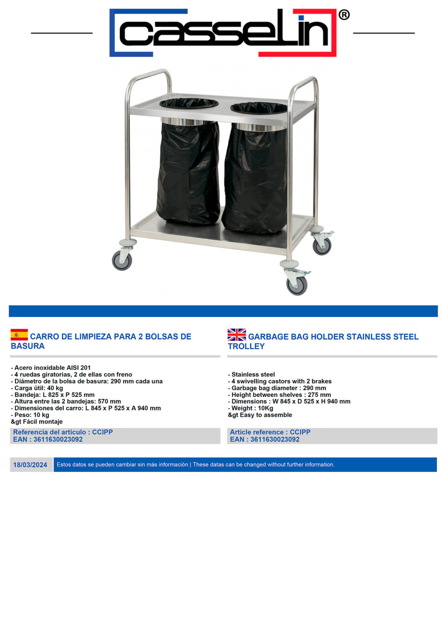 Carro-de-Servicio-Acero-Inoxidable-Para-2-Bolsas-de-Basuras-845x525x940h-mm-CCIPP-Casselin1