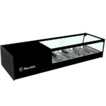 Vitrina-Expositora-Refrigerada-de-Tapas-4-Cubetas-GN1-3-Cristal-Plano-1146x390x252h-mm-CUB-4-Movilfritv