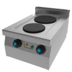 Cocina Eléctrica 2 Fuegos Sobremesa 400x600x260h mm SERIE 600 EV S602E Jemi