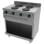 Cocina Eléctrica 4 Fuegos Modular 800x600x850h mm SERIE 600 EV T614E Jemi