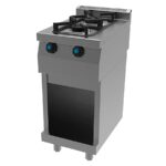 Cocina a Gas 2 Fuegos Modular 400x600x850h mm SERIE 600 EV T604 Jemi