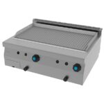 Fry Top a Gas Sobremesa Placa Ranurada SERIE 600 EV 800x600x260h mm SFRT62 P66 Jemi